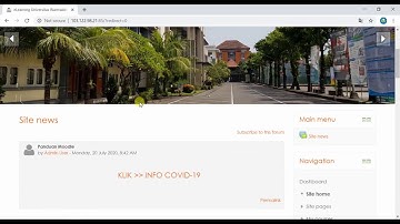 Video Tutorial Login E-Learning Warmadewa bagi Mahasiswa