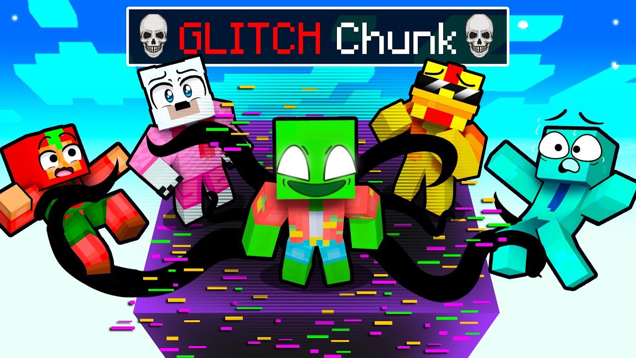 One Slime.exe on a GLITCH CHUNK in Minecraft!