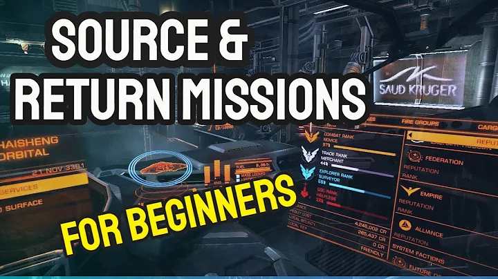 Elite Dangerous Source And Return Missions For Beginners - DayDayNews