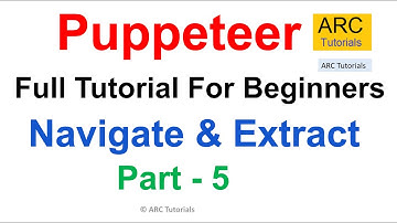Puppeteer Tutorial #5 | Navigate & Extract Website Data