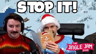 Lewis is tormented by gifts and trains | Yogscast Jingle Jam 2025 Highlights Day 1