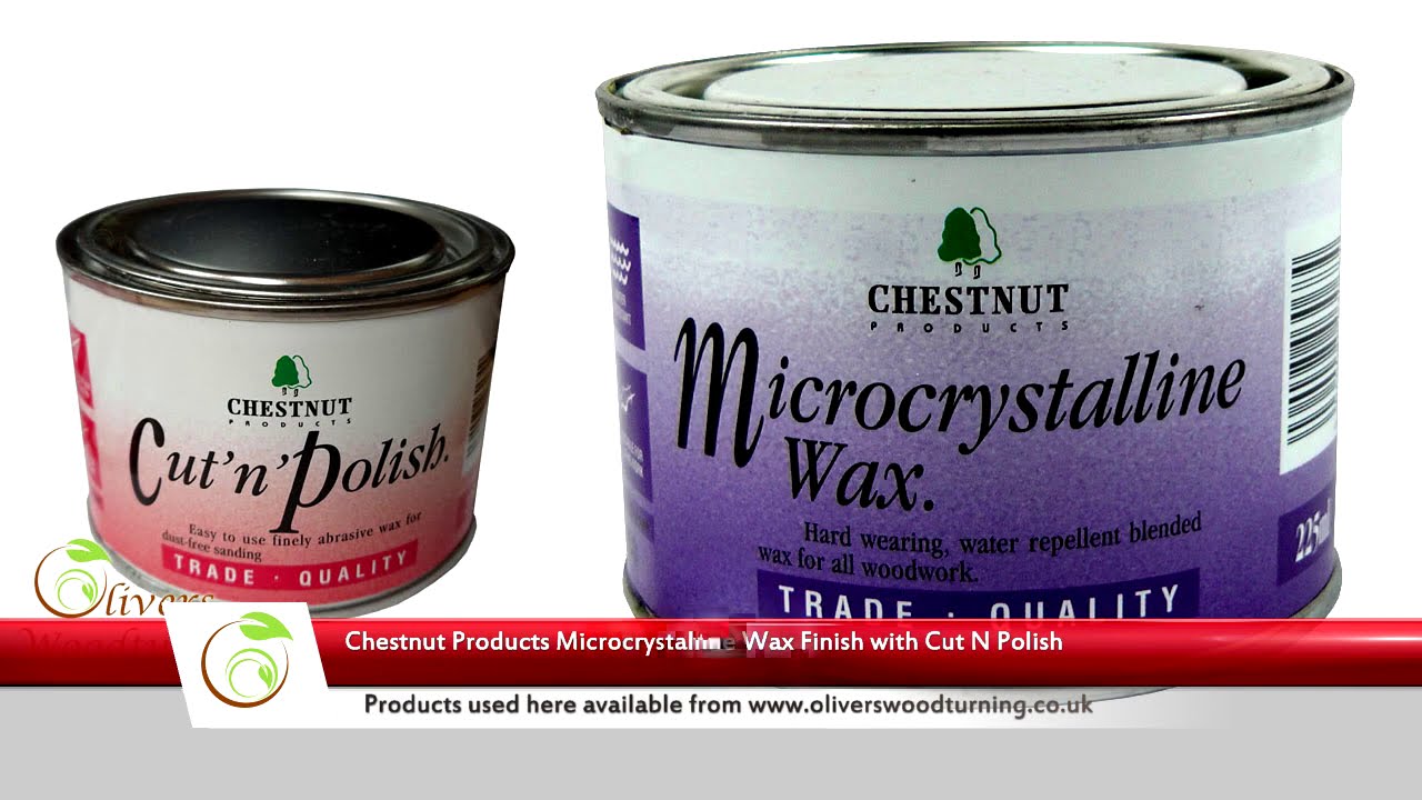 How to use Chestnut Products Microcrystalline Wax and Cut N Polish on a  Rice Bowl - Quick Demo 