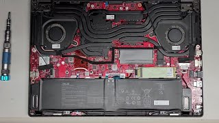 ASUS ROG Zephyrus G15 GA503 GA503Q GA503QR-211.ZG15 Complete Disassembly RAM SSD Hard Drive Upgrade