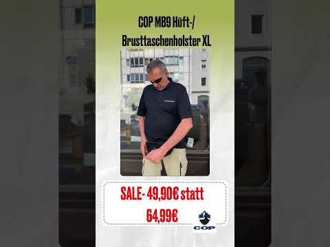 COP® MB9 Hüft-/Brusttaschenholster Gr. XL, Combo, inkl. Aufschrift -BEHÖRDE- Video
