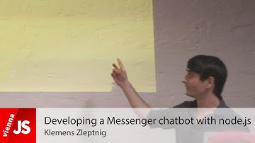 Developing a Messenger chatbot with node.js