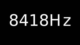 Speaker Sound Test 8418Hz | Speaker cleaner sound