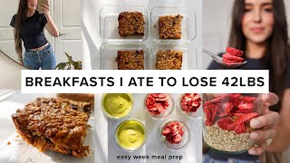 3 high protein breakfasts that helped me lose 42 lbs