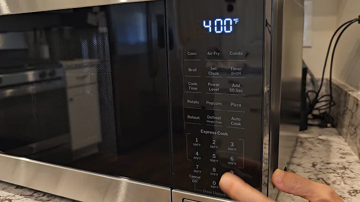 GE 3-in-1 -  How To Select the Temperature for Air Fryer or Convection Mode