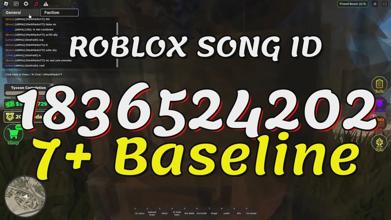 7 Baseline Roblox Song IDs Codes YouTube Maxresdefault