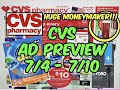 CVS AD PREVIEW (7/4 - 7/10) | HUGE $$$ MONEYMAKER & MORE!