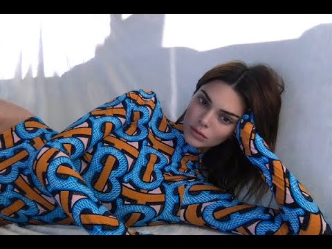 Kendall Jenner for the new Burberry TB Summer Monogram collection 