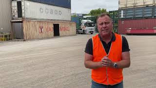 Behind The Scenes - Work In Progress Modification Of A 40Ft Shipping Container For Roller Doors