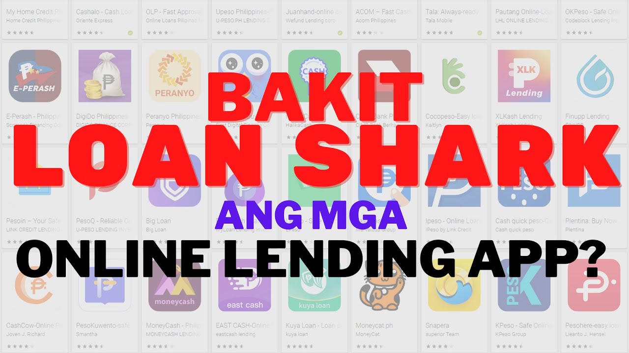BAKIT LOAN SHARK ANG MGA ONLINE LENDING APPS? - YouTube