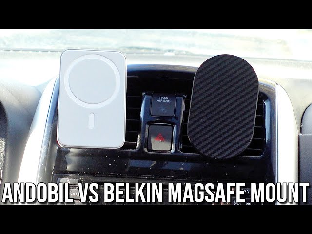 Belkin Car Vent Mount Pro with MagSafe vs. ESR Halolock Magnetic