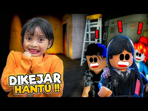 LEIKA DAN BUNDA GA BISA TIDUR 😱😭 LEIKA DAN BUNDA DIBUAT KETAKUTAN [ROBLOX INDONESIA]