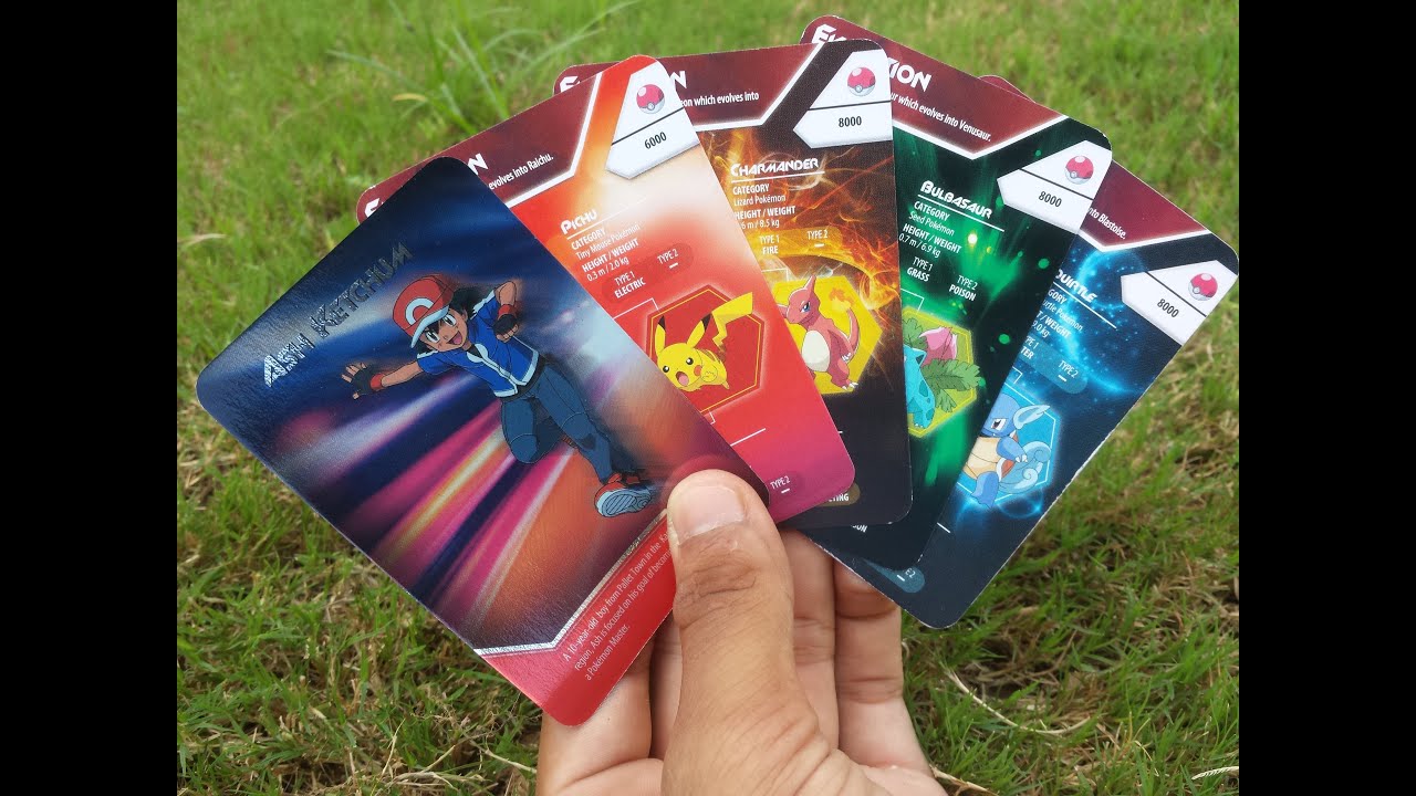 Evolution Of Pokemon Cards