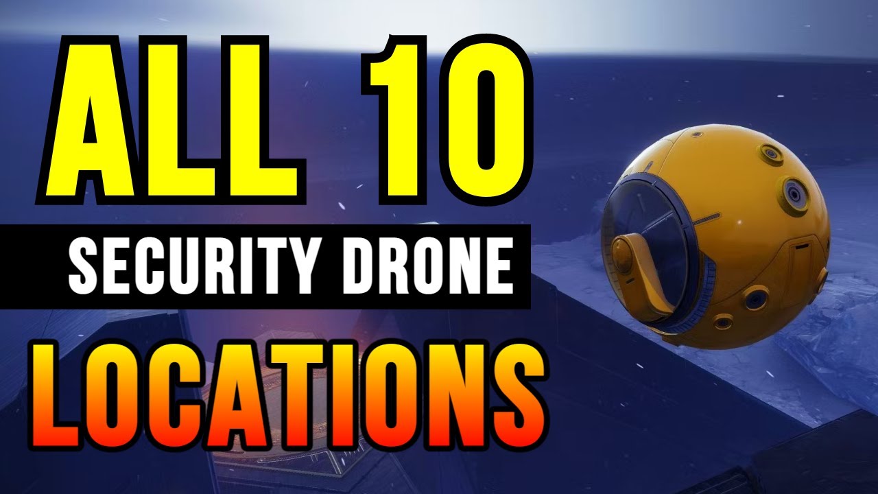 All 10 Security Drone Locations On The Moon | Destiny 2: Season of the Seraph