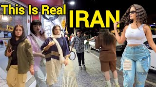 Life In The Amazing IRAN – Night Walk In Downtown Shiraz City (Mollasadra Street)