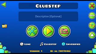 меняю монеты на уровне clubstep в игре Geometry Dash!