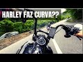 DESAFIO DA CURVA: HARLEY DAVIDSON #motovlog #harley #roadking