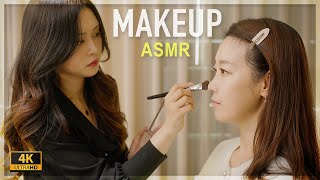 ASMR 😪 Мне сделали макияж для вечеринки в честь конца года в Сеуле 🫧 Хорошо спать