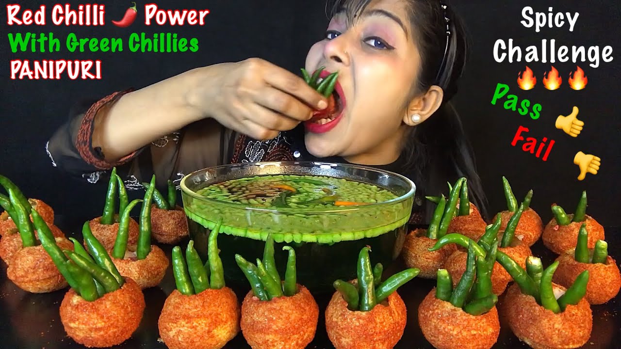 SPICY GOLGAPPA CHALLENGE | SPICY PANIPURI CHALLENGE | CHILLI PANI PURI CHALLENGE |EATING ASMR VIDEO