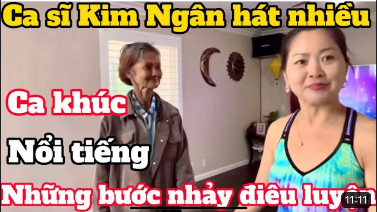 Ca sĩ Kim Ngân hát nhiều ca khúc nổi tiếng vang bóng một thời với những bước nhảy điêu luyện
