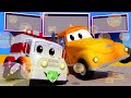 Малышка Эмбер - Автомойка Эвакуатора Тома в Автомобильный Город 💧 детский мультфильм