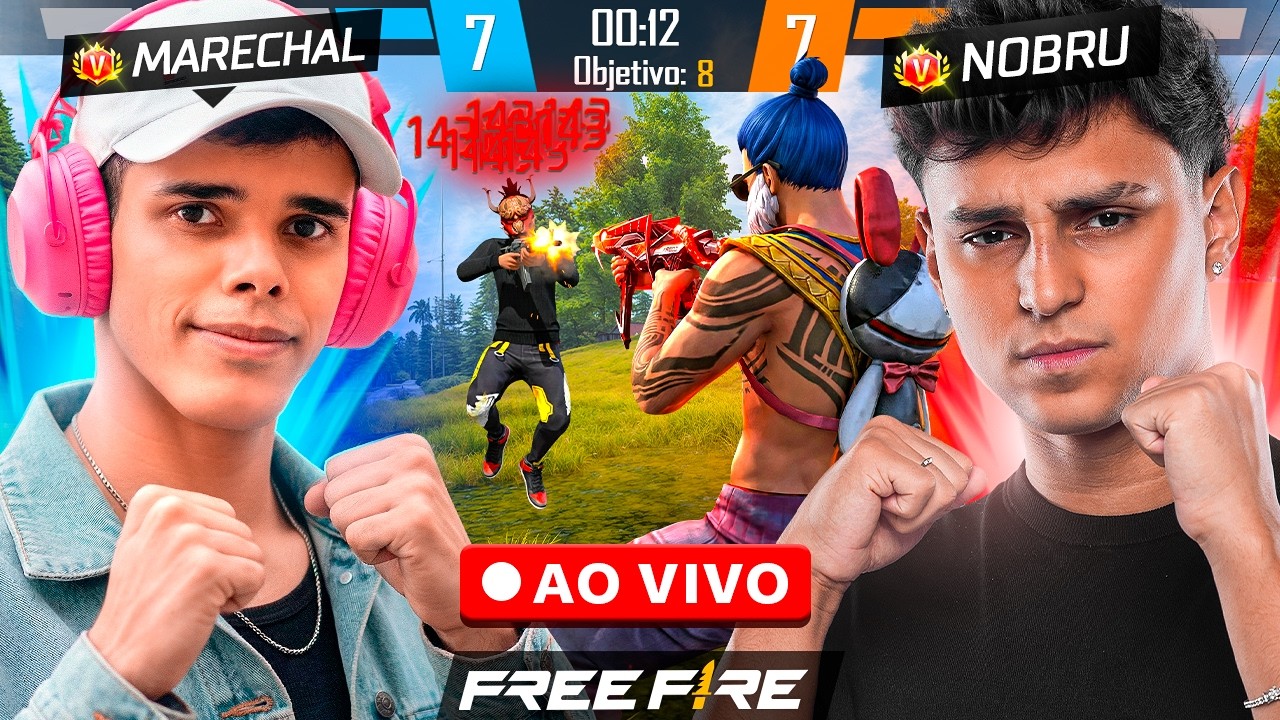 FREE FIRE RANK! FT NOBRU!