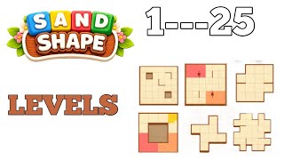 Sand Shape All Levels 1-25 Walkthrough