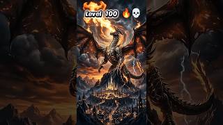 🐉 Dragon Evolution: Level 1 to Level 100 🔥 #shorts#ytshorts#dragon#animation#viral