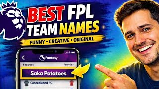 100+ FUNNY FPL TEAM NAMES 2026/27