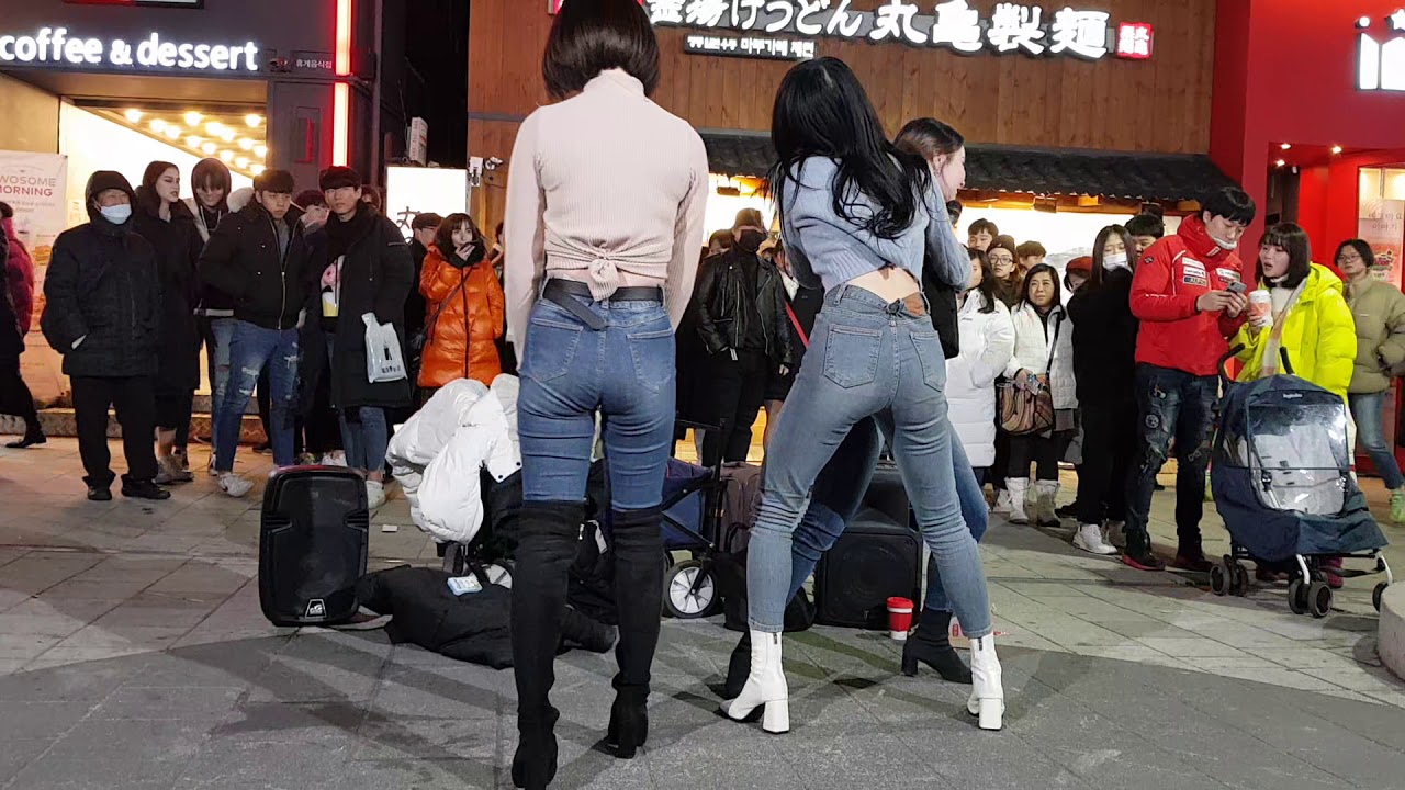 2020년1월12일 클락팀 홍대버스킹 2번