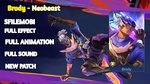 Script Skin Brody Neobeast - No Password - Full Effect - Voice - New Patch
