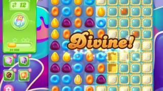 Candy Crush Jelly Saga Level 179 No Boosters 3 stars - Pufflers Violet Chain reaction screenshot 4