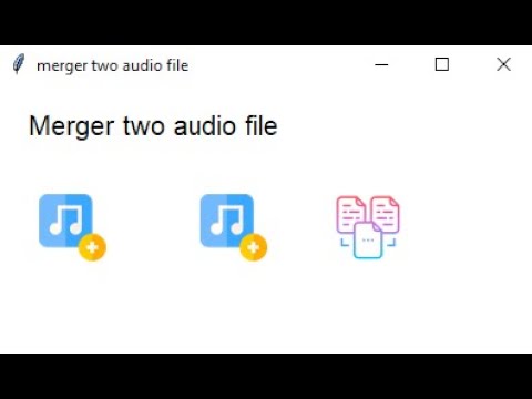 merg two audio files using moviepy