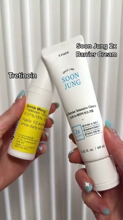 Tretinoin   Etude House Soon Jung 2x Barrier Intensive Cream = Match made in heaven! #shorts