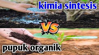 PUPUK KIMIA SINTESIS VS ORGANIK | mana yang lebih baikk???