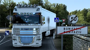 Euro Truck Simulator 2 | Daf XF105 | Bonifacio - Ajaccio