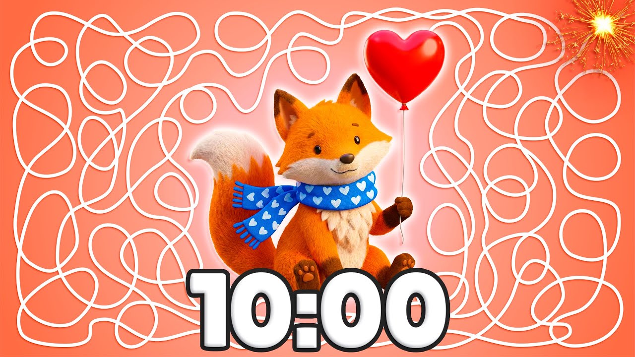 10 Minute [VALENTINE] Heart Fox Timer ❤️🦊 | Cozy Love Countdown!