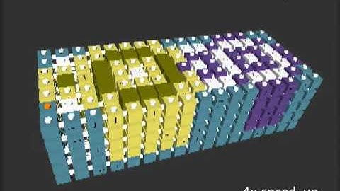 A Distributed Approach to 3D Fabrication by Duplication with Modular Robots
