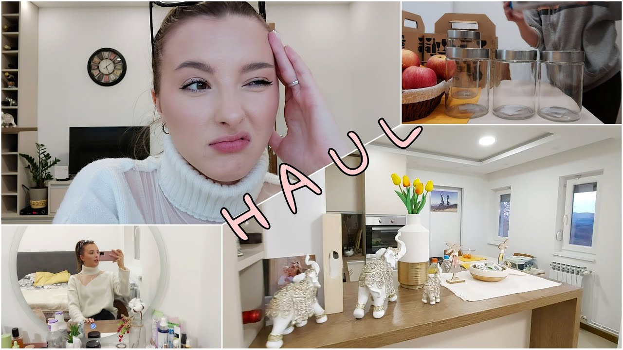 Nedeljni vlog | HAUL | kozmetika, šminka, dekoracija za kuću | Sanja