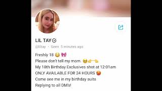 The Lil Tay situation is disturbing