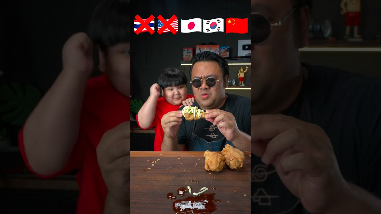 Chickens Sauce 🇹🇭🇺🇸🇯🇵🇰🇷🇨🇳 #shorts #Food