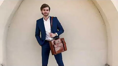 Cognac Brown Leather Satchel Bag Briefcase - The Prophet  | Time Resistance - Official Review