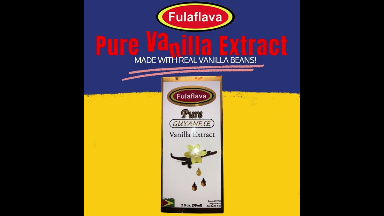 Fulaflava Pure Vanilla Extract - 2oz Size