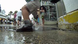 Puddle Splashing Slo-Mo GoPro