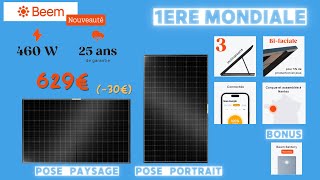 Nouveau Panneau Solaire BEEM ON  Plug & Play 460W Mode portrait Janvier 2024