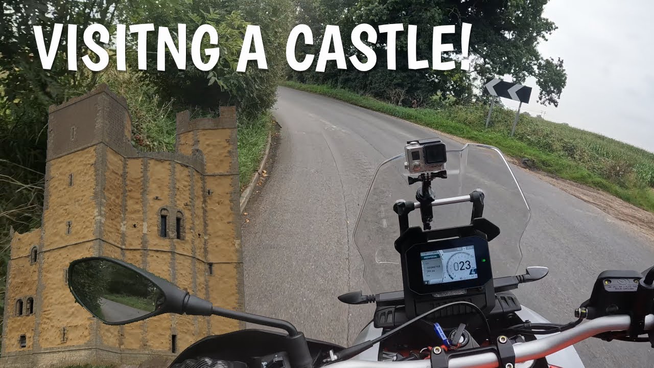 Visiting Orford Castle on my Motorcycle!