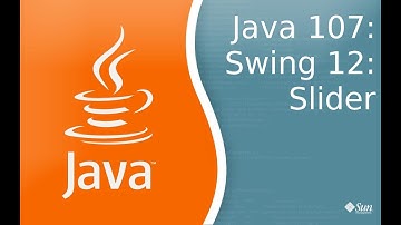 Урок по Java 107: Swing 12: Sliders